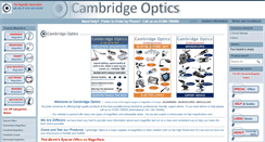 Desktop Screenshot of cambridgeoptics.com